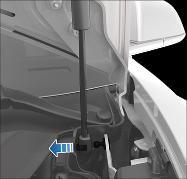 特斯拉Model 3前备箱支柱的更换方法
