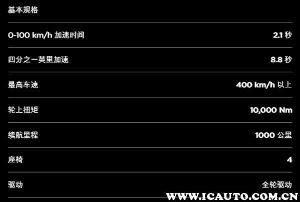 特斯拉跑车多少钱，特斯拉跑车价格