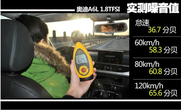 奥迪a6车内噪音测试，奥迪a6噪音大怎么处理