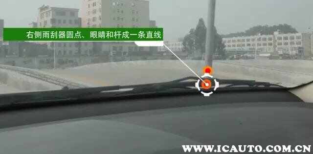 坡道定点三点一线图解，坡道定点停车怎么看点