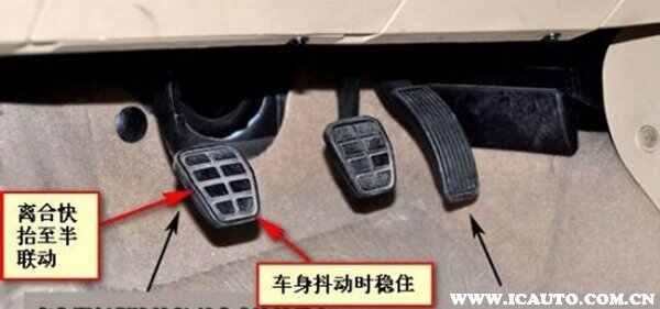 c1驾考找半联动最简单方法，离合器松多少才是半联动