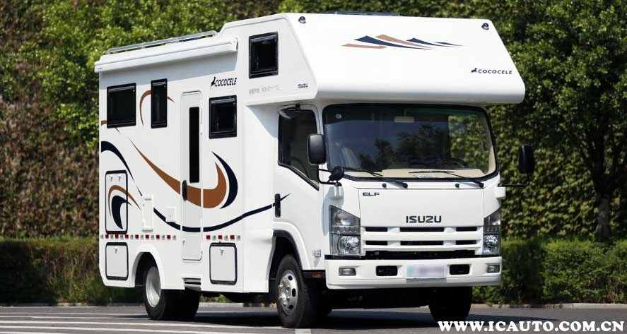 五十铃四驱越野房车，五十铃700p四驱房车