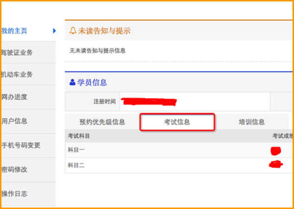 驾考成绩网上查询系统，怎么查驾考成绩