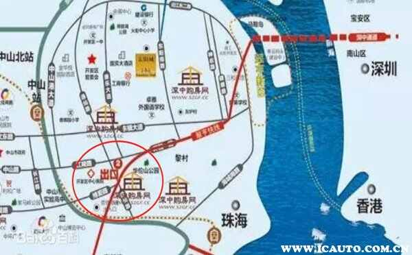 深中通道中山出口位置，为何说深中通道毁了南沙