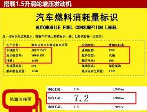 众泰t300发动机啥牌子，众泰t300发动机哪出的