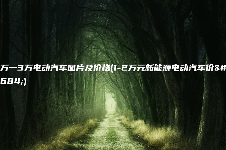 2万一3万电动汽车图片及价格(1-2万元新能源电动汽车价格)