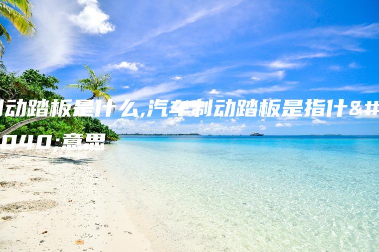 制动踏板是什么,汽车制动踏板是指什么意思