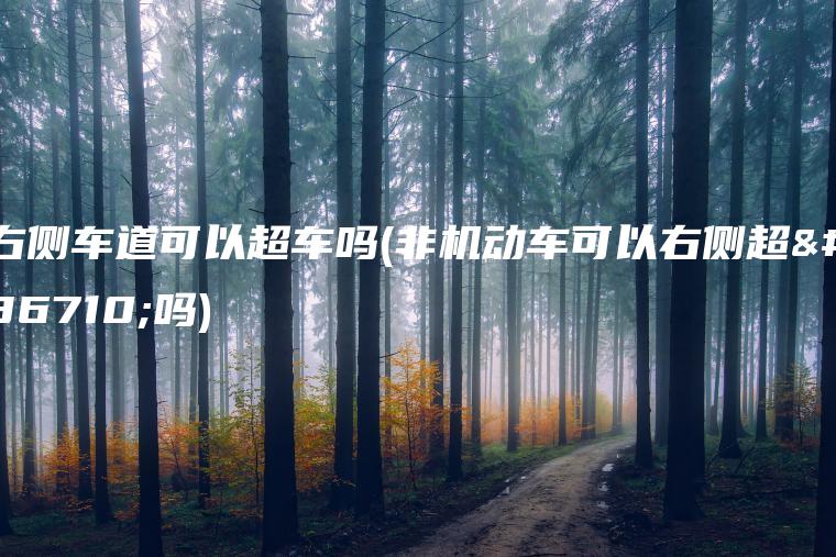 右侧车道可以超车吗(非机动车可以右侧超车吗)