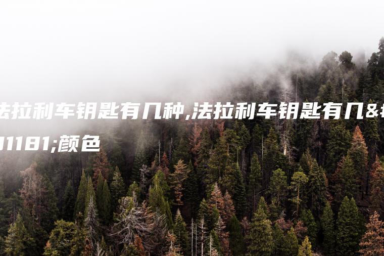 法拉利车钥匙有几种,法拉利车钥匙有几种颜色