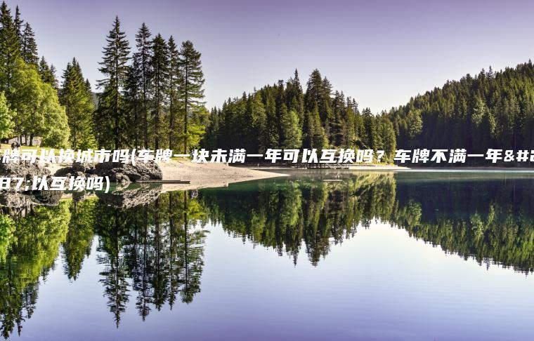 车牌可以换城市吗(车牌一块未满一年可以互换吗？车牌不满一年可以互换吗)
