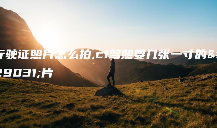 行驶证照片怎么拍,c1驾照要几张一寸的照片