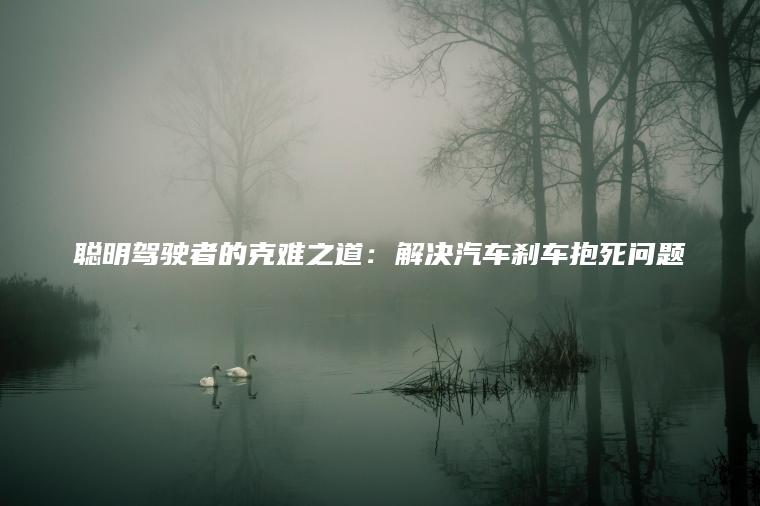 聪明驾驶者的克难之道：解决汽车刹车抱死问题