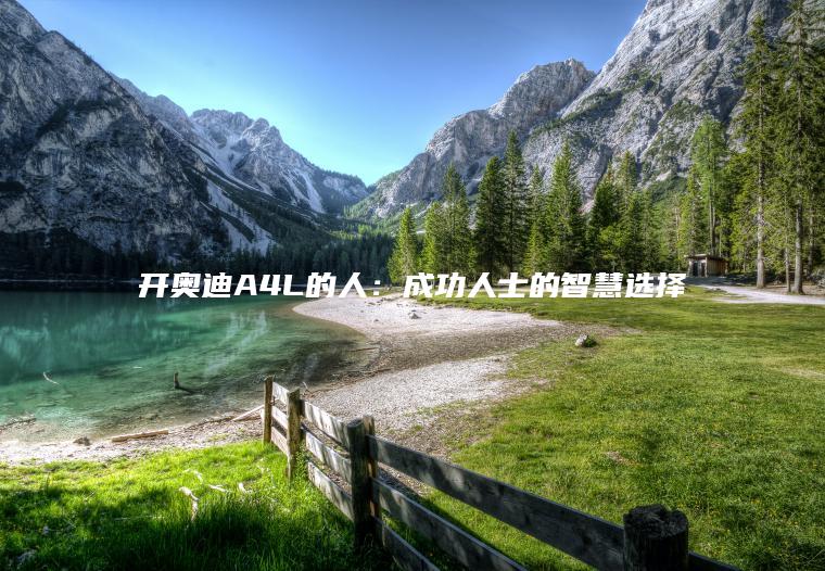 开奥迪A4L的人：成功人士的智慧选择