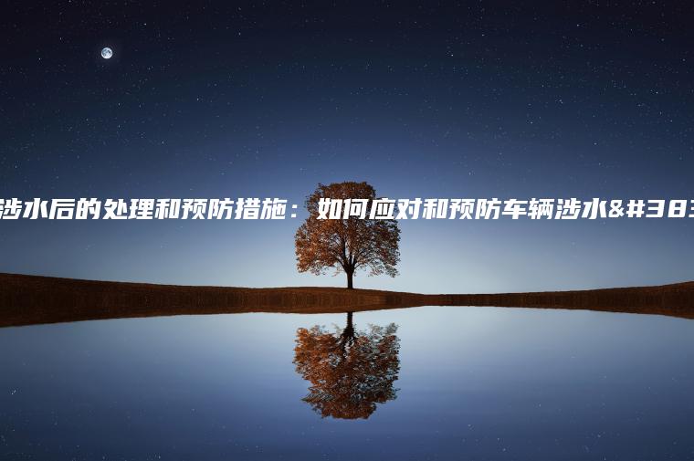 车辆涉水后的处理和预防措施：如何应对和预防车辆涉水问题
