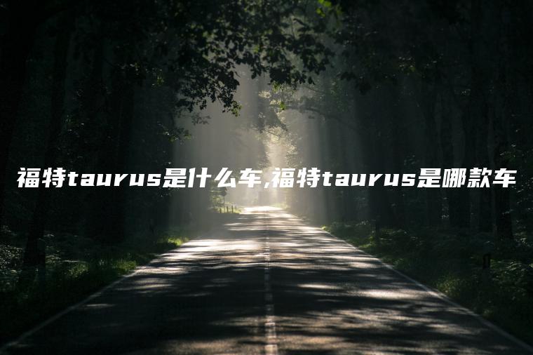福特taurus是什么车,福特taurus是哪款车