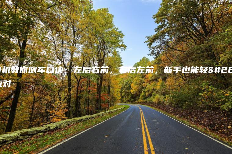 老司机教你倒车口诀：左后右前，右后左前，新手也能轻松应对