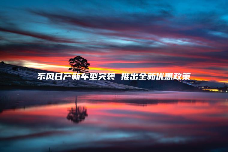 东风日产新车型突袭 推出全新优惠政策