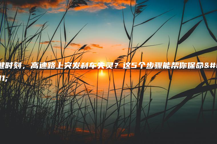 关键时刻，高速路上突发刹车失灵？这5个步骤能帮你保命！